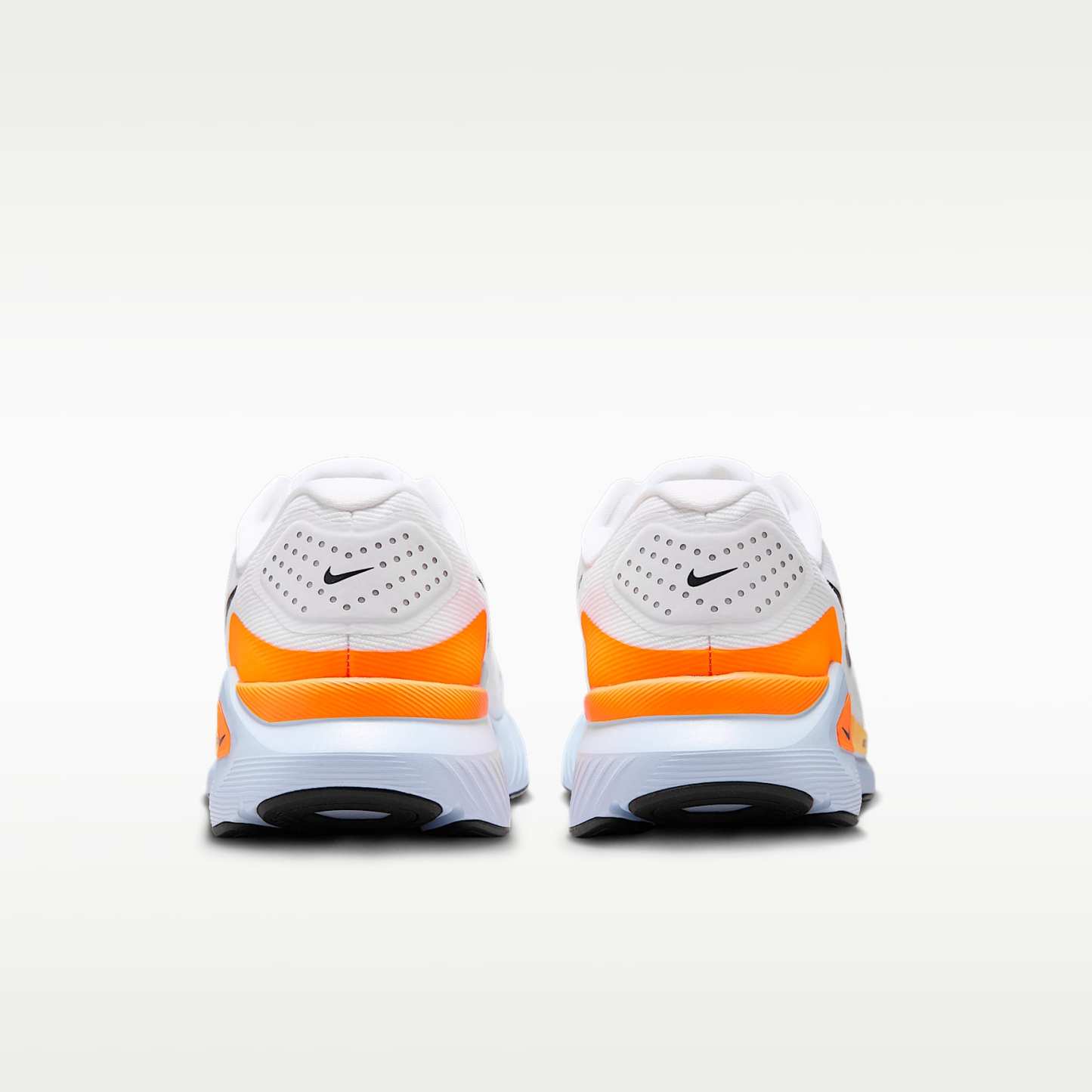 Nike Structure 26 Straßenlaufschuh (Herren) – Weiß/Hydrogen Blue/Total Orange/Schwarz