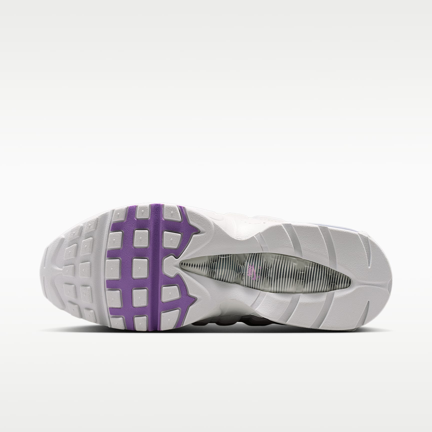 Nike Air Max 95 Big Bubble "OG" Schuh (Herren) – Photon Dust/Dark Grey/Grey Fog/Bright Violet