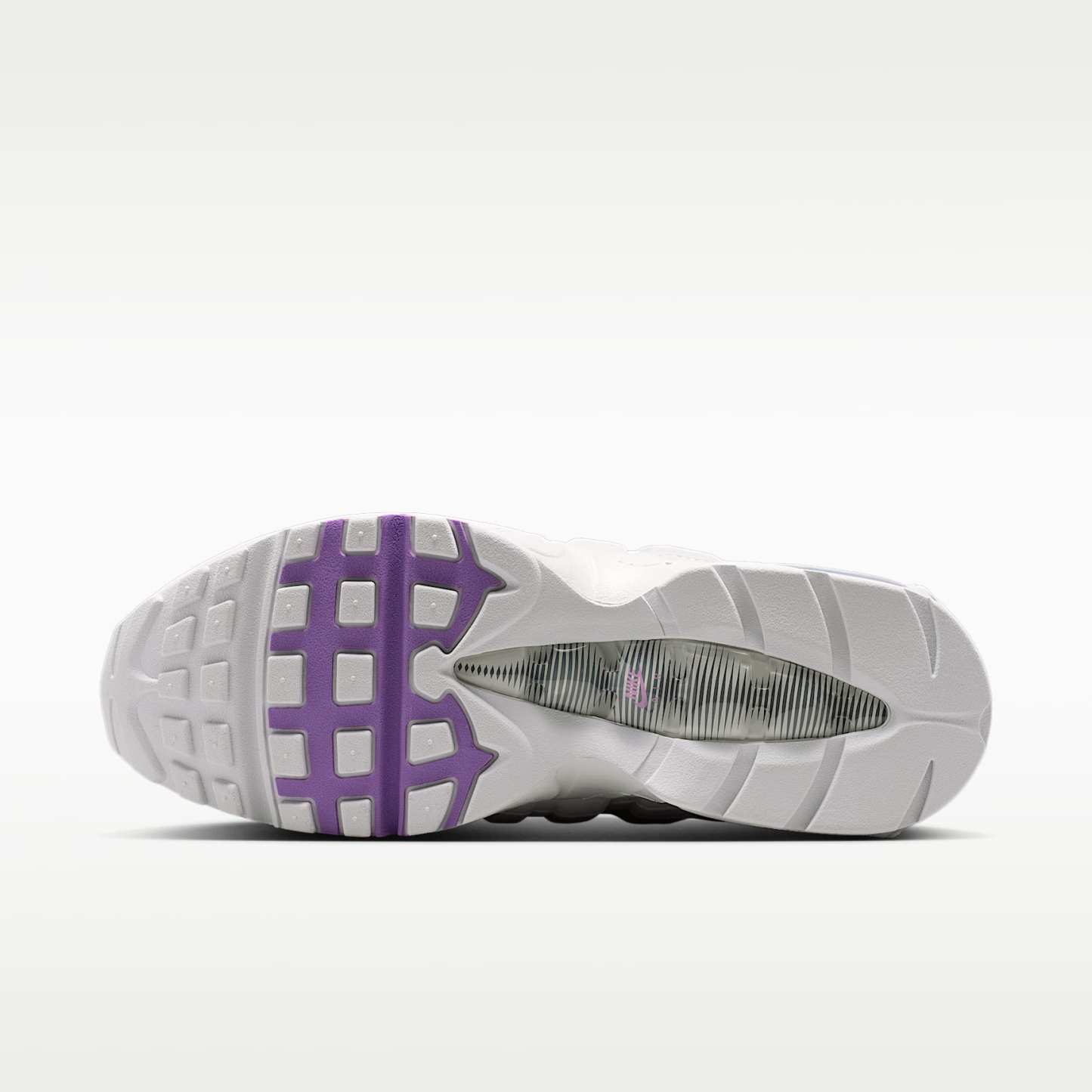 Nike Air Max 95 Big Bubble "OG" Schuh (Herren) – Photon Dust/Dark Grey/Grey Fog/Bright Violet