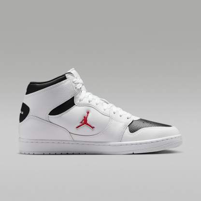 Jordan Court Connect Mid Herrenschuhe – Weiß/Schwarz/Gym Red