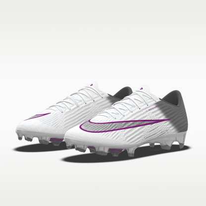 Nike Mercurial Superfly 11 Elite By You personalisierbarer Low-Top-Fußballschuh für normalen Rasen – Weiß/Weiß [7877710227]
