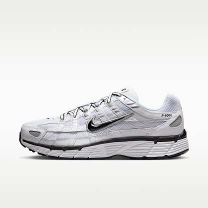 Nike P-6000 Schuh – Weiß/Metallic Silver/Schwarz/Schwarz
