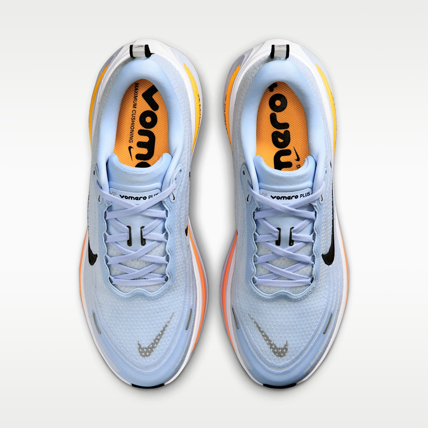 Nike Vomero Plus Straßenlaufschuh (Herren) – Hydrogen Blue/Weiß/Total Orange/Schwarz