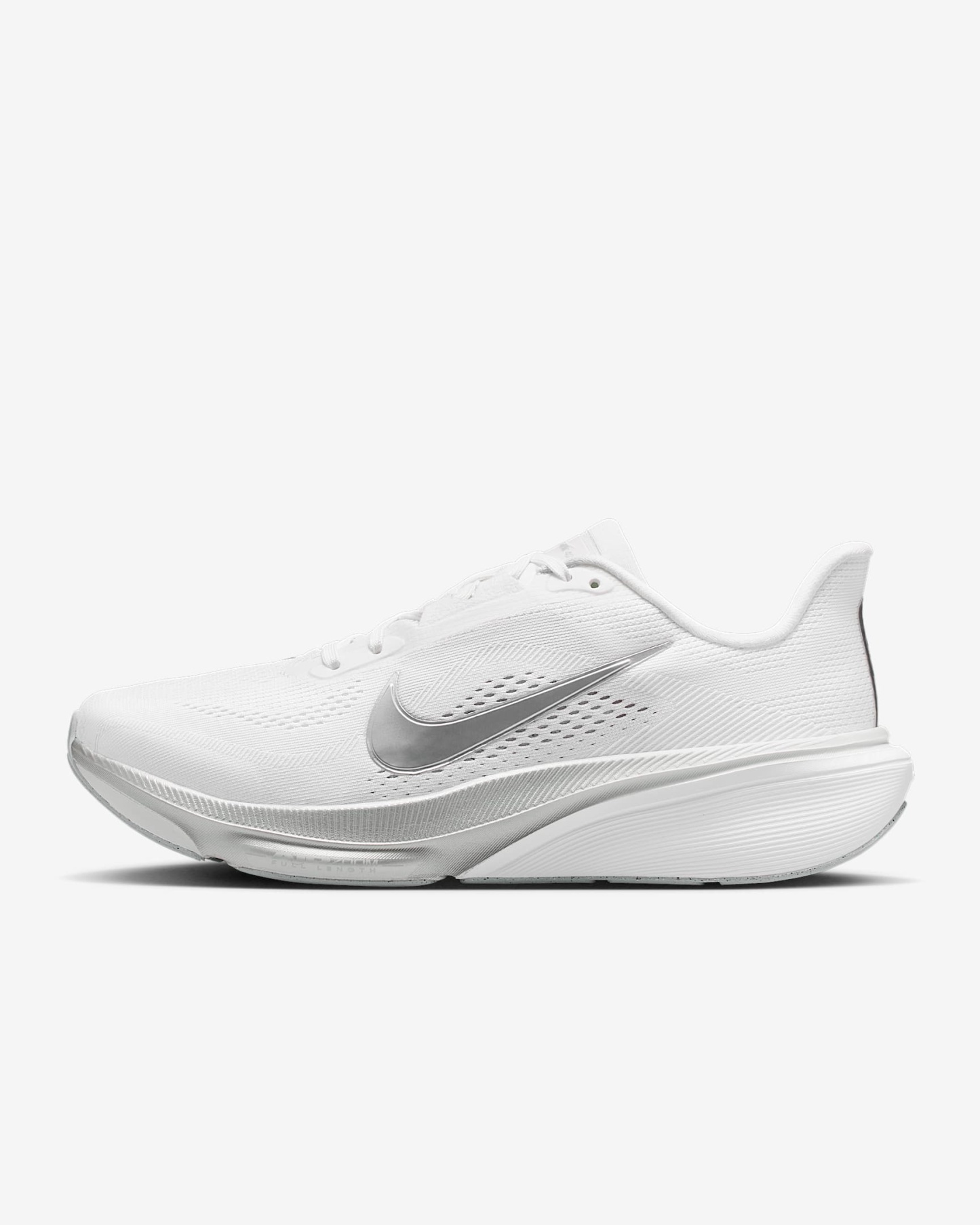 Nike Pegasus 42 Straßenlaufschuh (Damen) – Weiß/Wolf Grey/Cool Grey/Metallic Silver