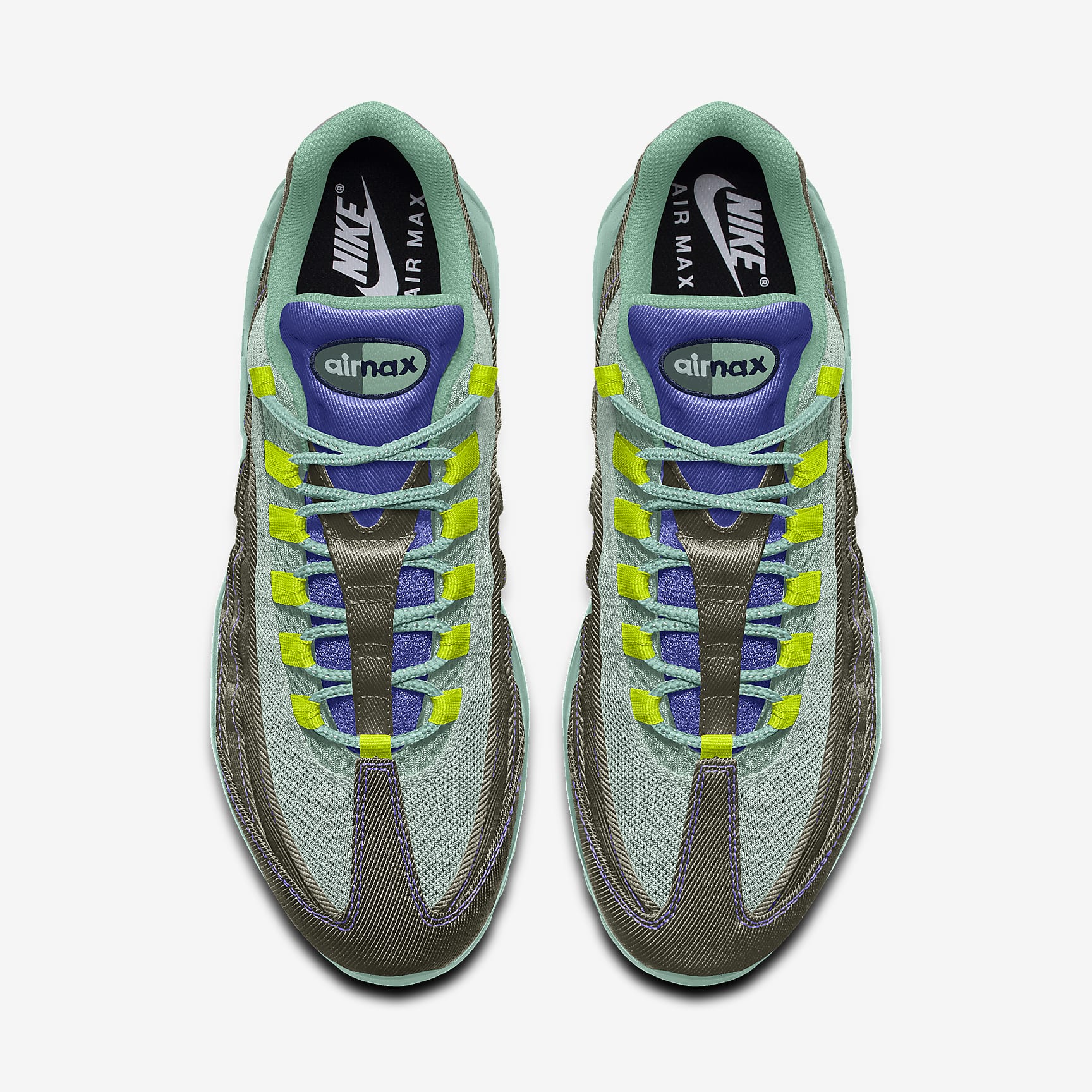 Nike Air Max 95 By You personalisierbarer Herrenschuh – Multi-Color/Multi-Color/Multi-Color/Multi-Color