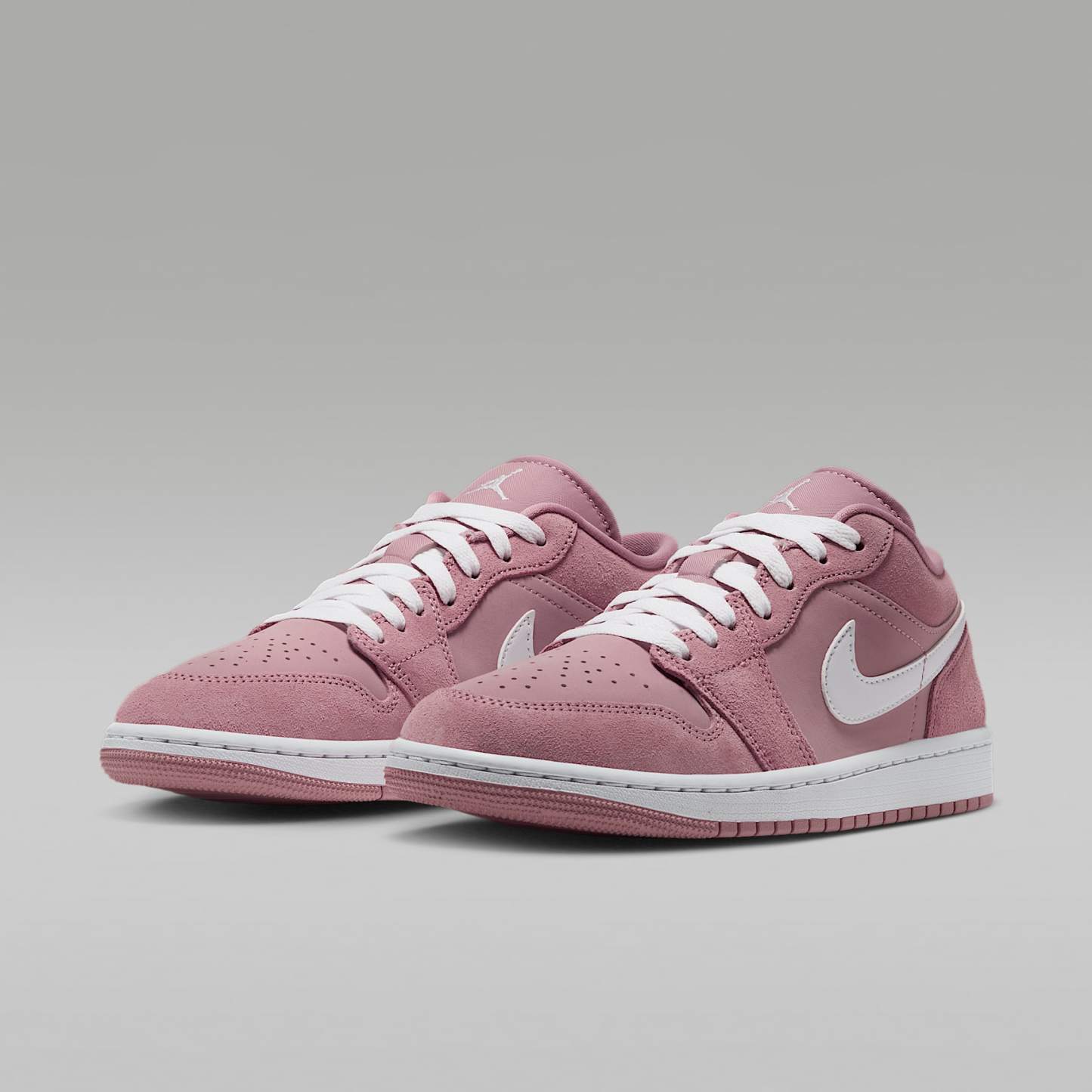 Air Jordan 1 Low Damenschuh – Rust Pink/Rust Pink/Weiß