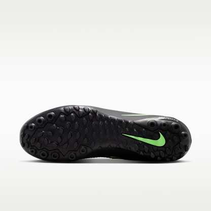 Nike Phantom 6 Low Pro Fußballschuh für Turf – Schwarz/Schwarz/Illusion Green