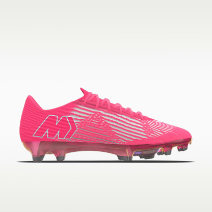Nike Mercurial Superfly 11 Elite By You personalisierbarer Low-Top-Fußballschuh für normalen Rasen – Hyper Pink/Hyper Pink