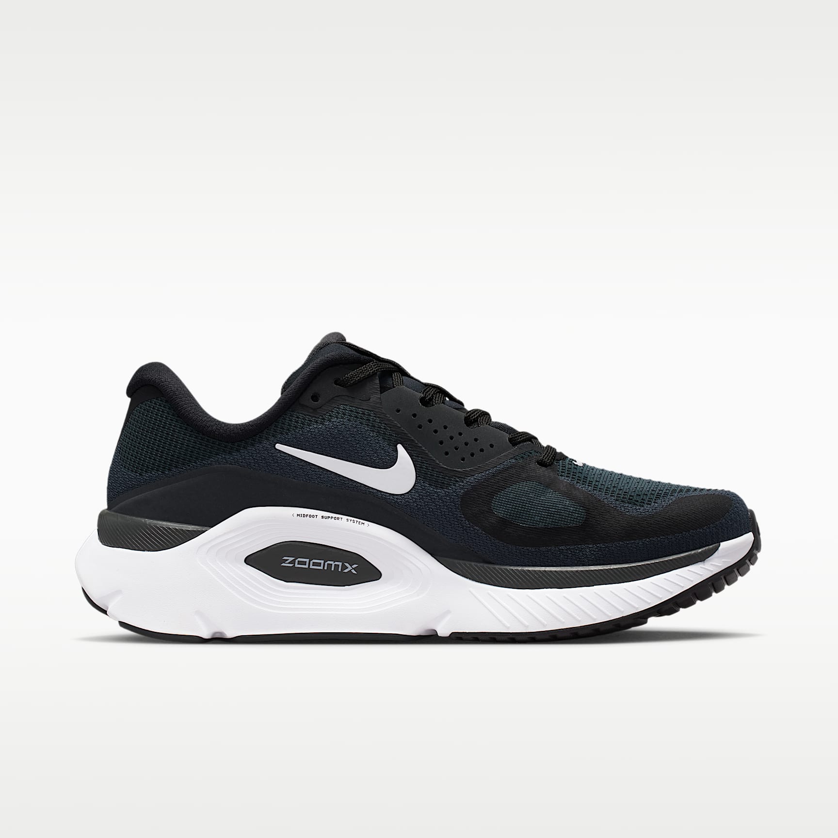 Nike Structure Plus Straßenlaufschuh (Damen) – Schwarz/Anthracite/Weiß