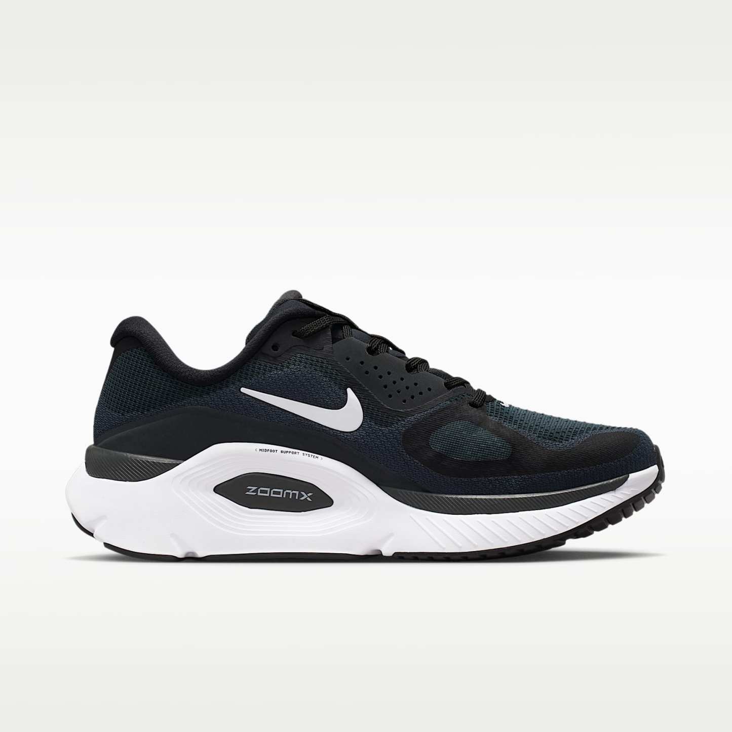 Nike Structure Plus Straßenlaufschuh (Damen) – Schwarz/Anthracite/Weiß