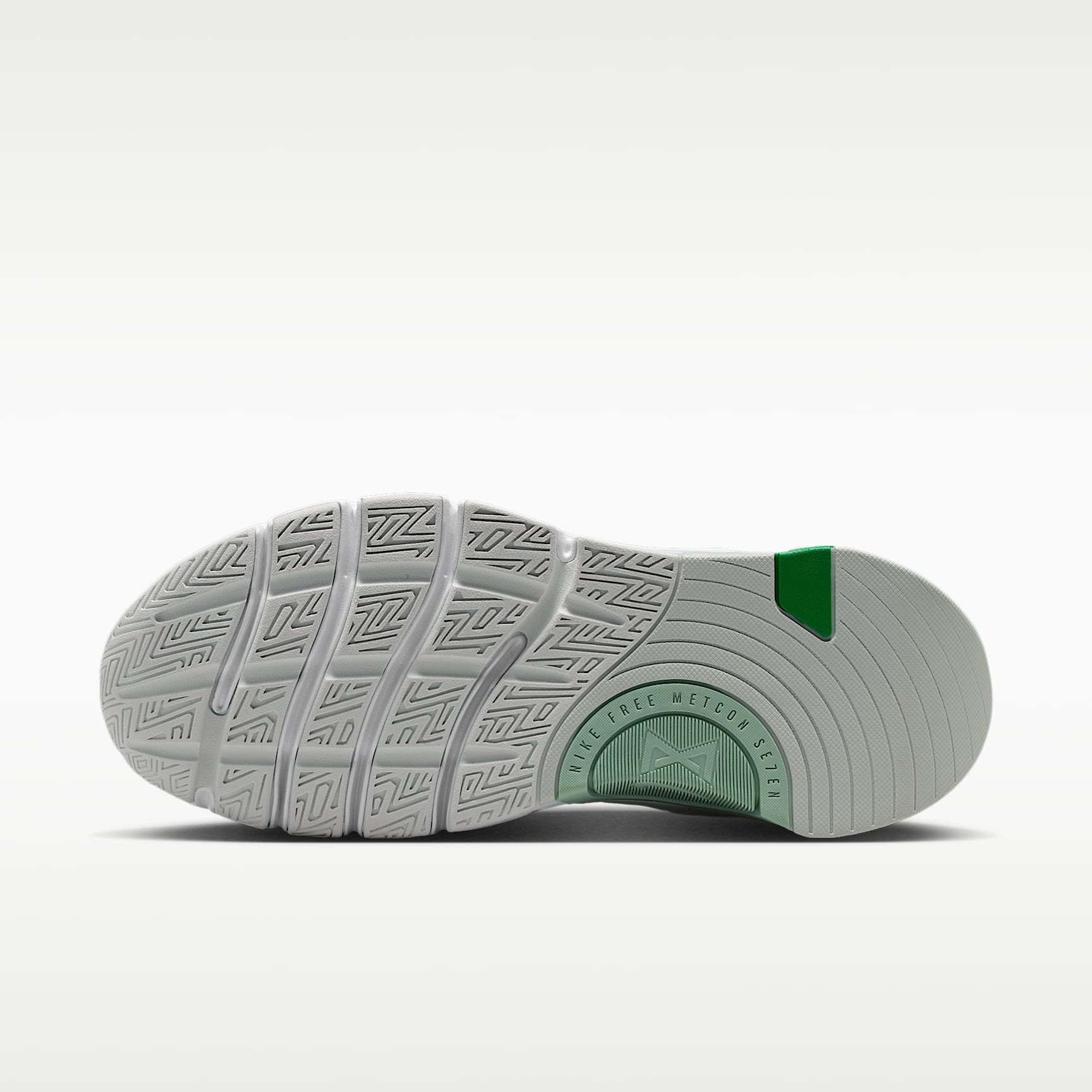 Nike Free Metcon 7 Trainingsschuhe (Damen) – Barely Green/Malachite/Light Silver/Weiß