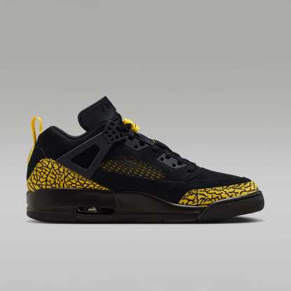 Jordan Spizike Low Schuh (Herren) – Schwarz/Speed Yellow/Speed Yellow/Schwarz