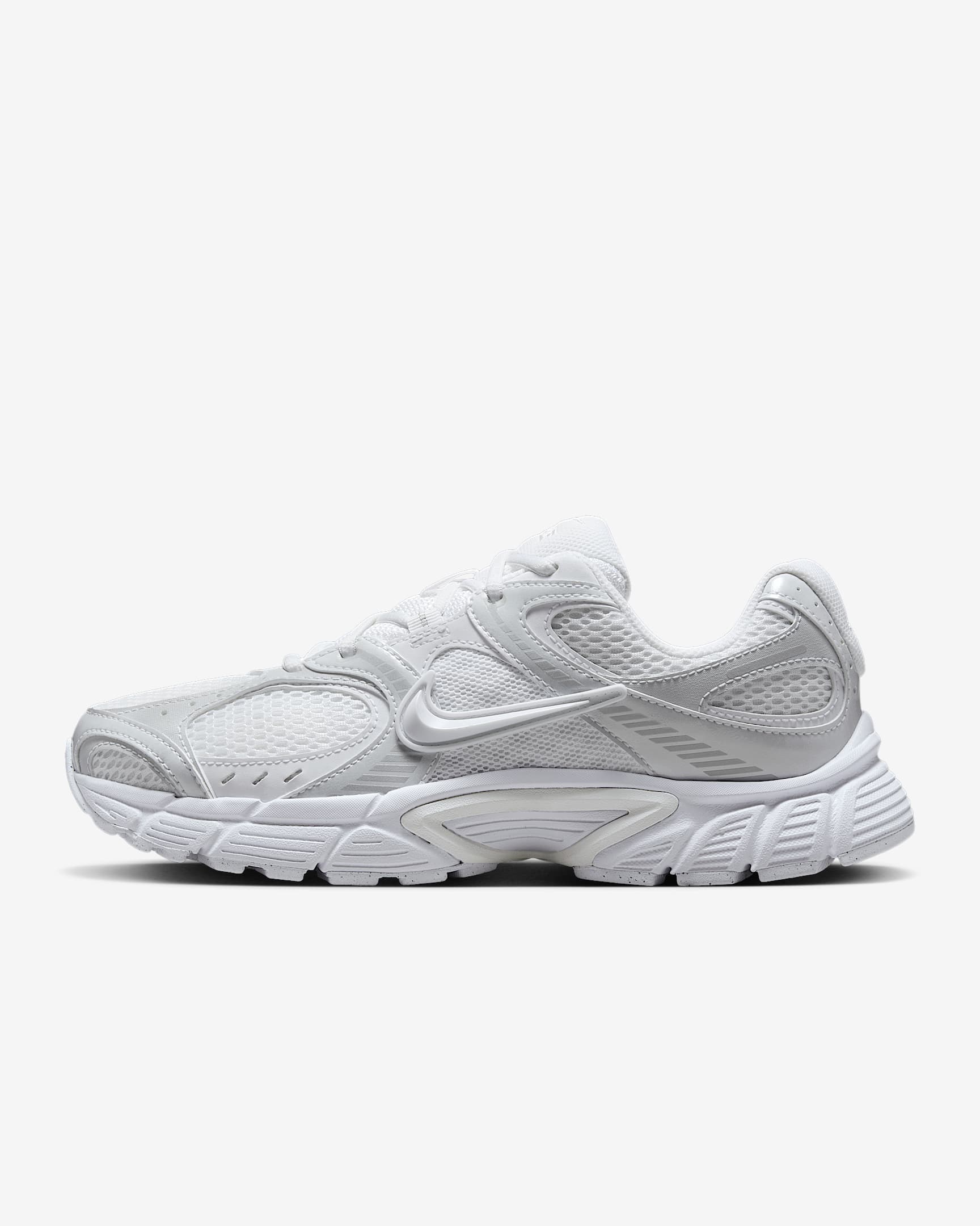 Nike V5 RNR Schuh mit reflektierenden Akzenten (Damen) – Weiß/Schwarz/Metallic Silver/Weiß
