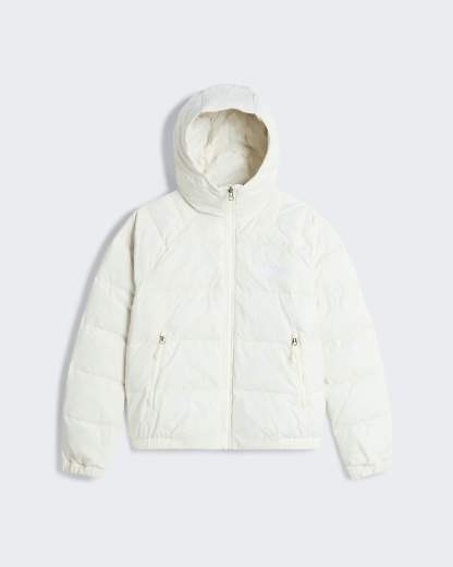 Hydrenalite™ Daunenjacke mit Kapuze Damen – White Dune