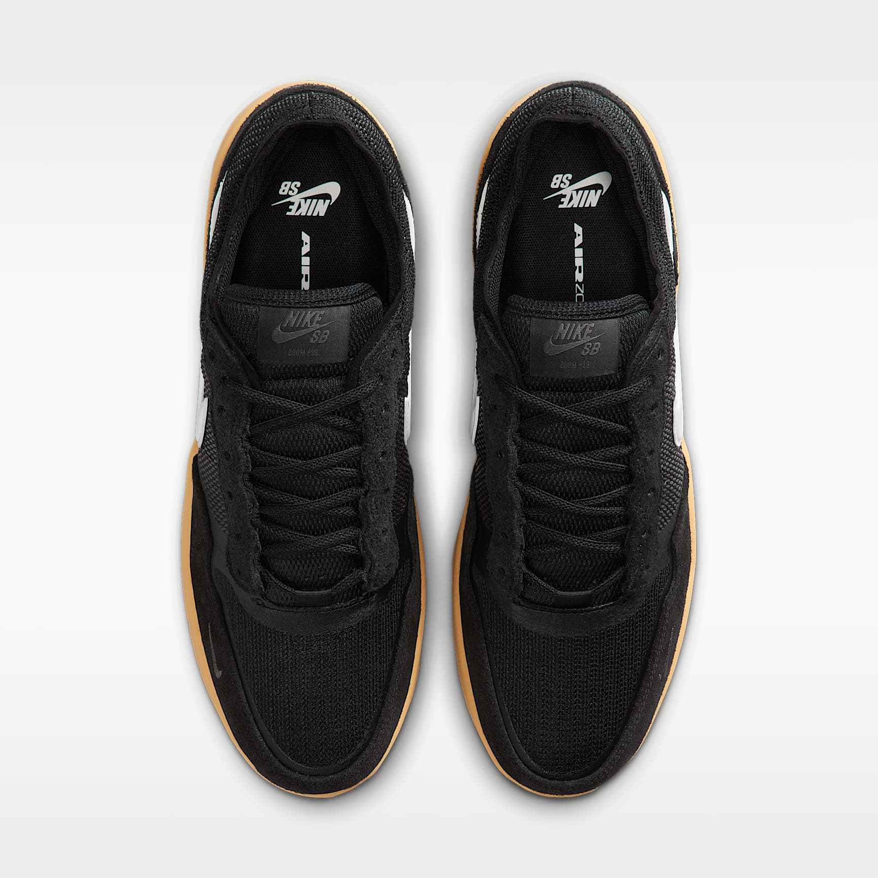 Nike SB PS8 Schuh (Herren) – Schwarz/Anthracite/Gum Yellow/Weiß