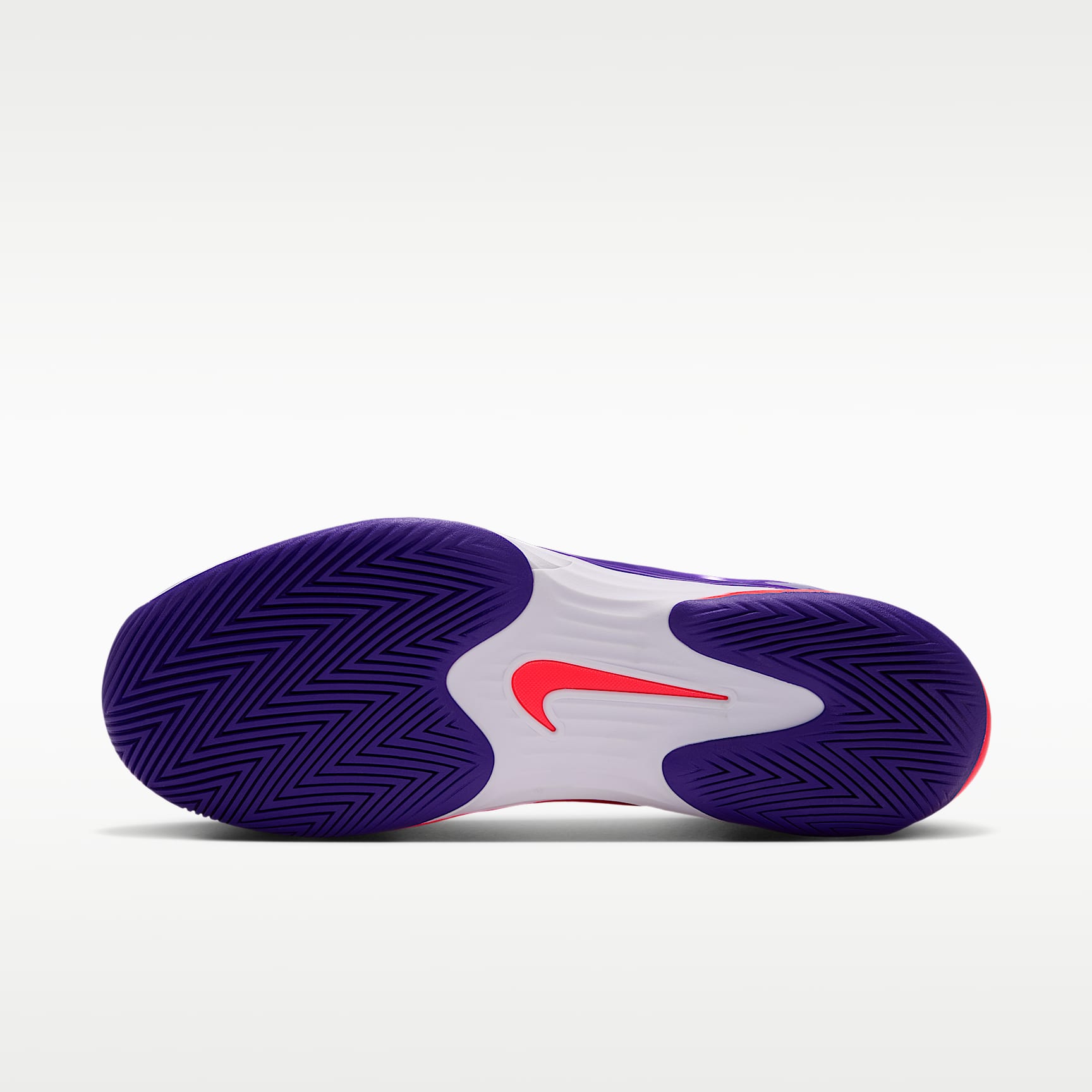 Nike Vapor 12 PRM Tennisschuh für Hartplätze (Herren) – Weiß/Dark Concord/Bright Crimson/Burgundy Ash
