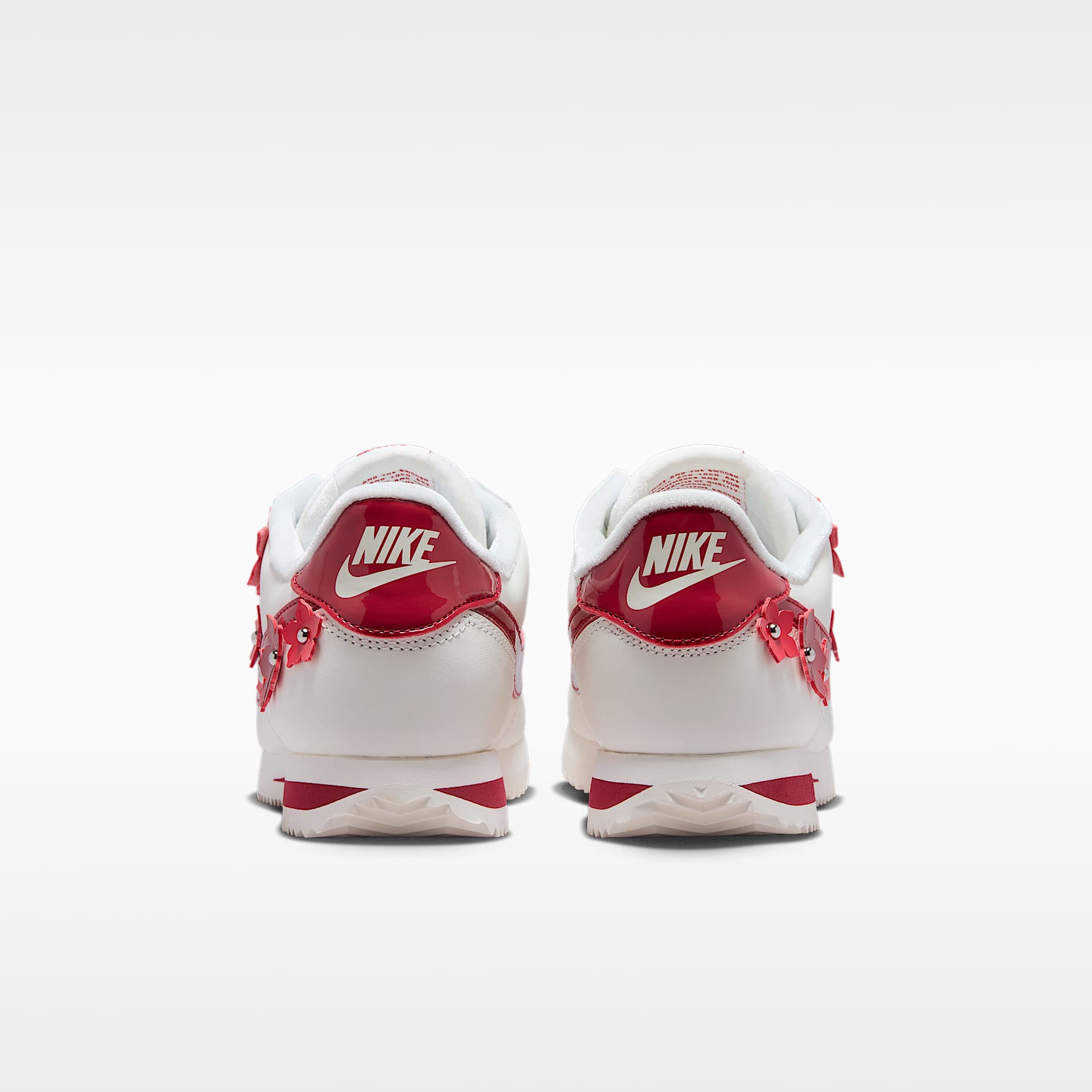 Nike Cortez Leather Damenschuh – Sail/Sail/University Red/Tough Red