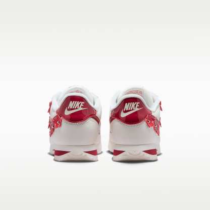 Nike Cortez Leather Damenschuh – Sail/Sail/University Red/Tough Red