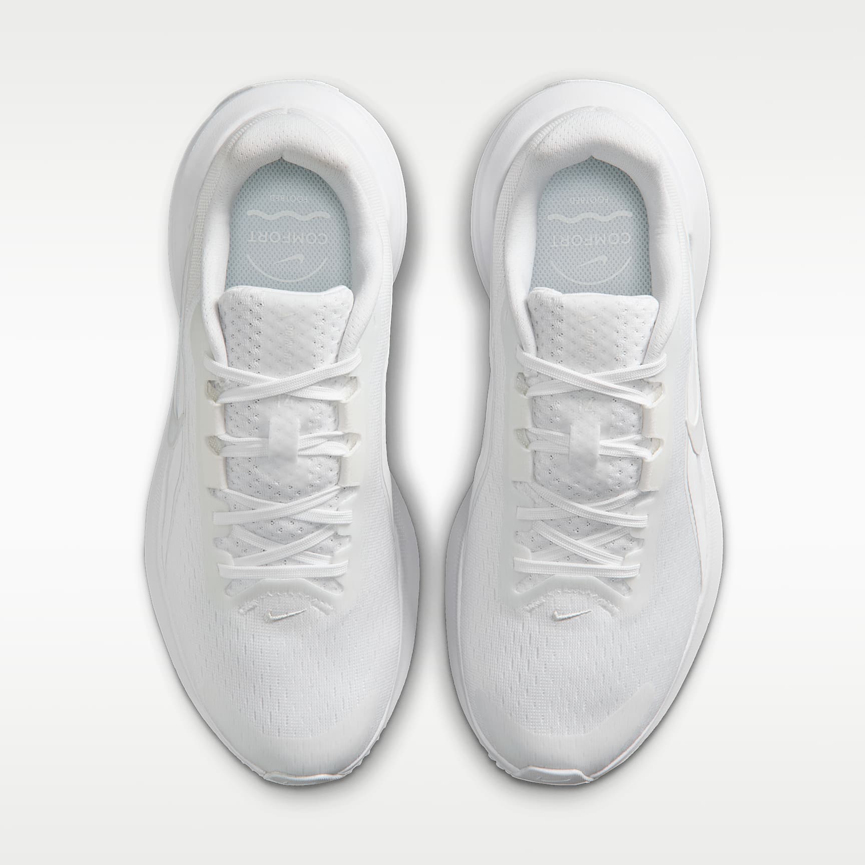 Nike Downshifter 14 Straßenlaufschuh (Damen) – Weiß/Weiß