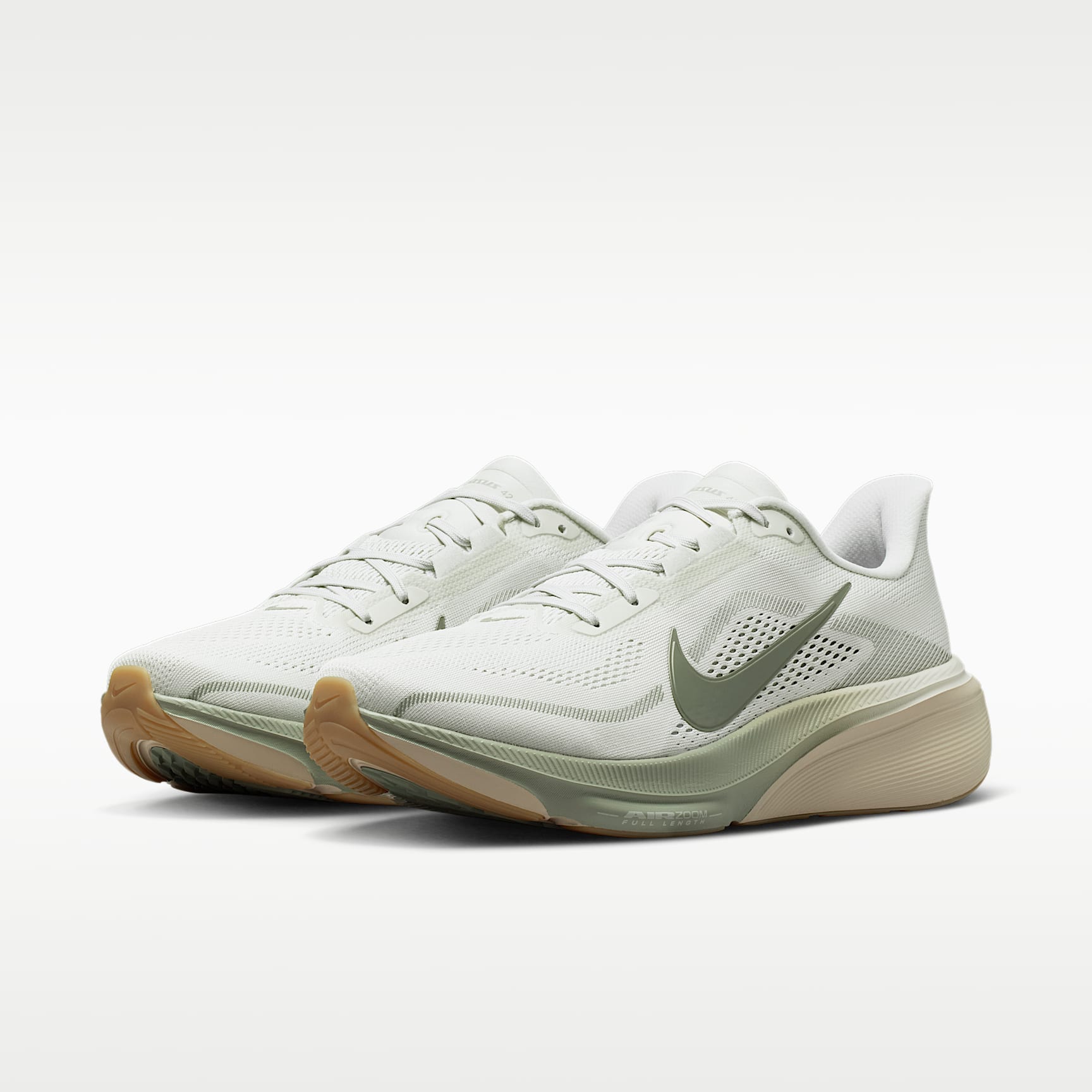 Nike Pegasus 42 Straßenlaufschuh (Herren) – Spruce Aura/Pale Ivory/Sanddrift/Jade Horizon