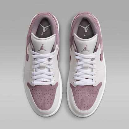 Air Jordan 1 Low Damenschuh – Swan/Purple Smoke/Weiß