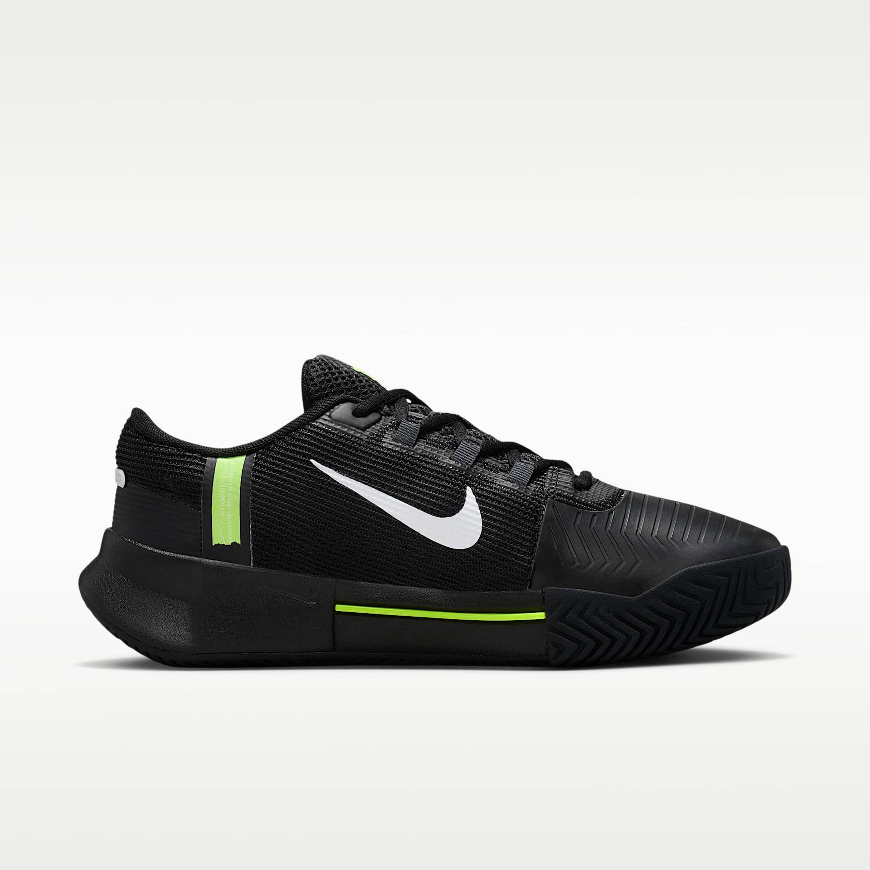 Nike GP Challenge 1.5 Hartplatz-Tennisschuh (Damen) – Schwarz/Anthracite/Volt/Weiß