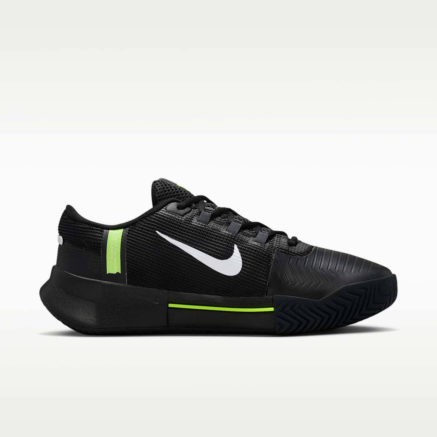 Nike GP Challenge 1.5 Hartplatz-Tennisschuh (Damen) – Schwarz/Anthracite/Volt/Weiß