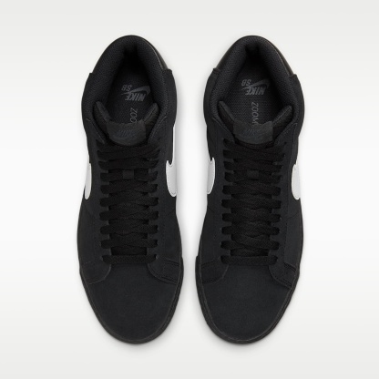 Nike SB Zoom Blazer Mid Skateboardschuh – Schwarz/Schwarz/Schwarz/Weiß