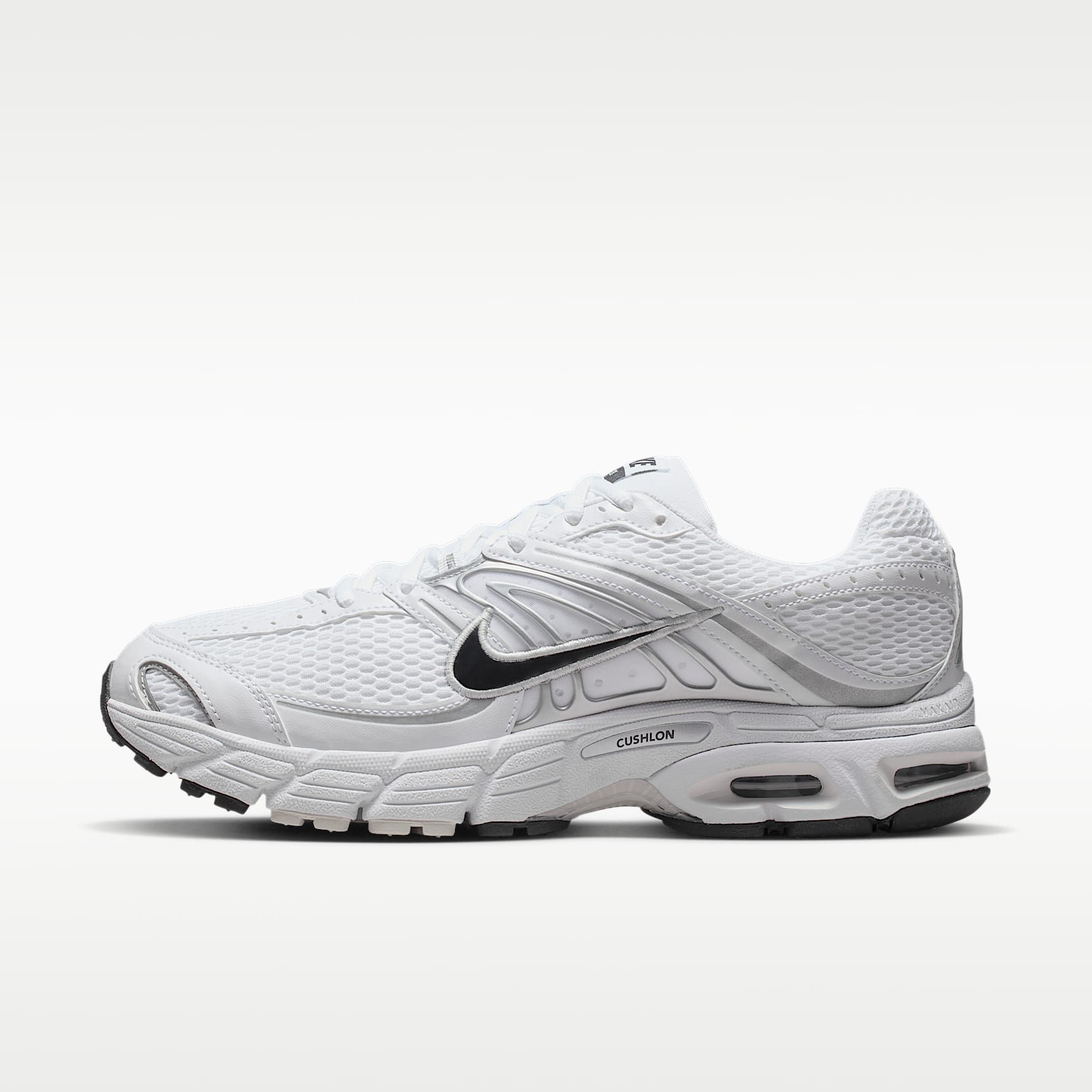 Nike Air Max Moto 2K Schuh (Herren) – Weiß/Metallic Silver/Photon Dust/Schwarz