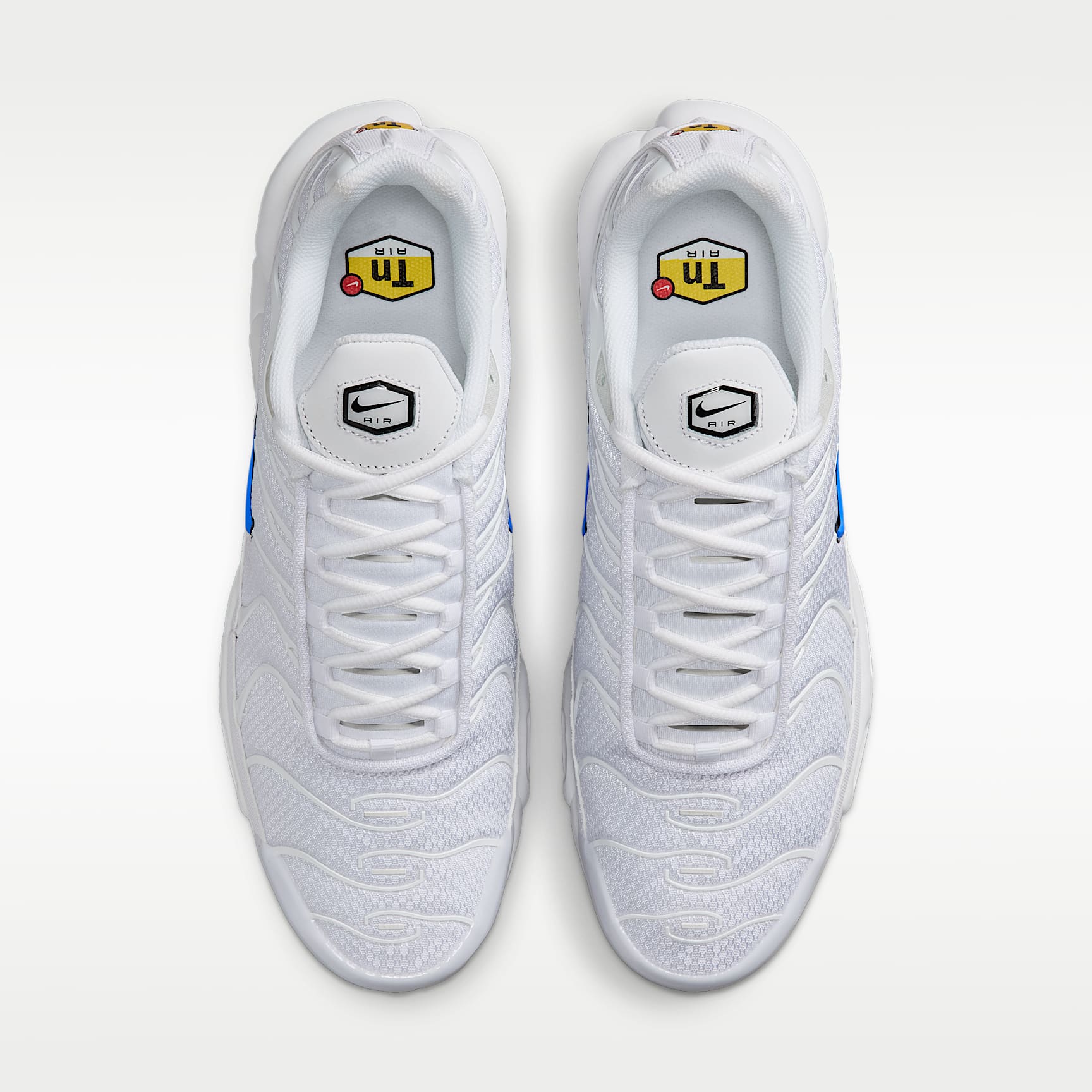 Nike Air Max Plus Schuh (Herren) – Weiß/Schwarz/Blue Crystal