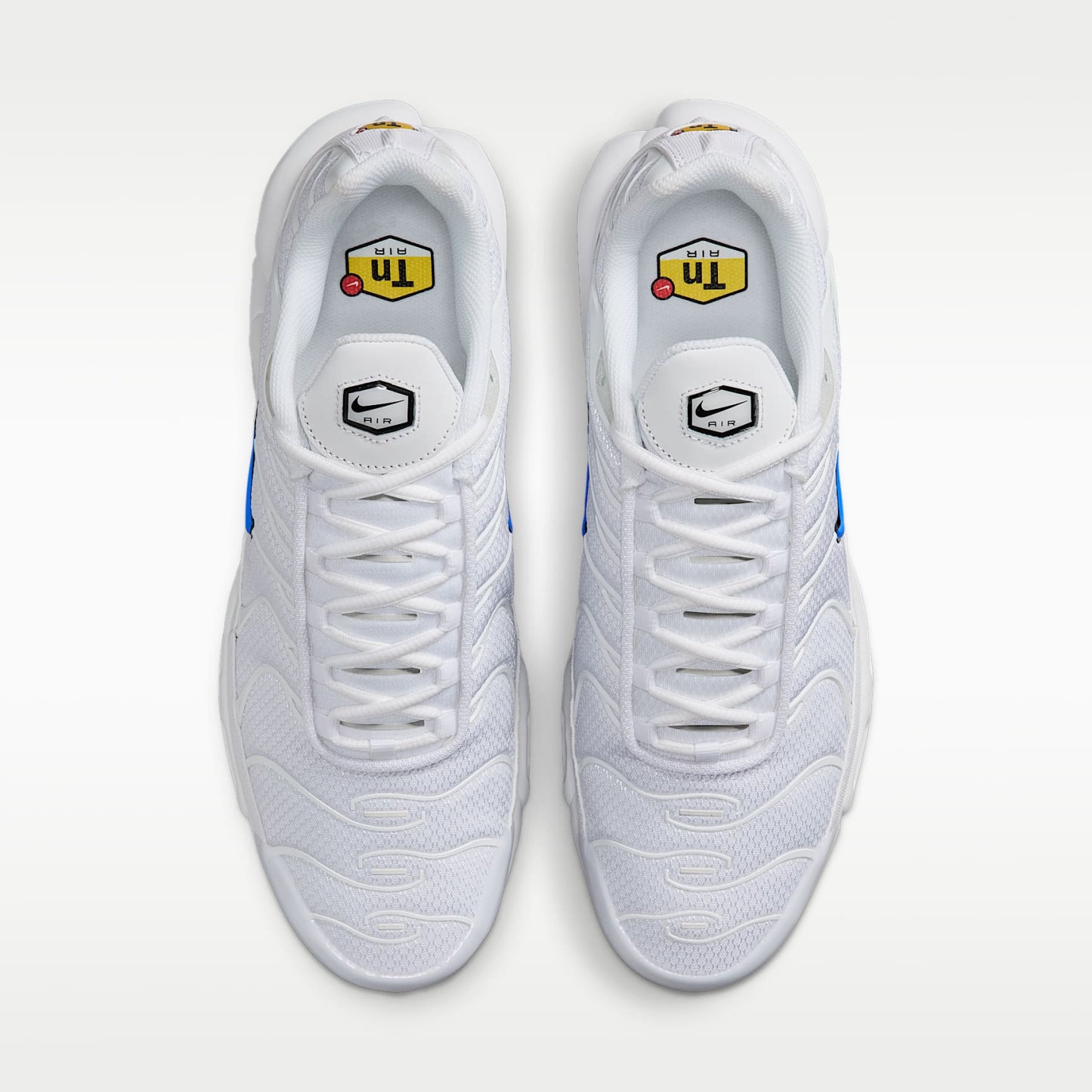 Nike Air Max Plus Schuh (Herren) – Weiß/Schwarz/Blue Crystal