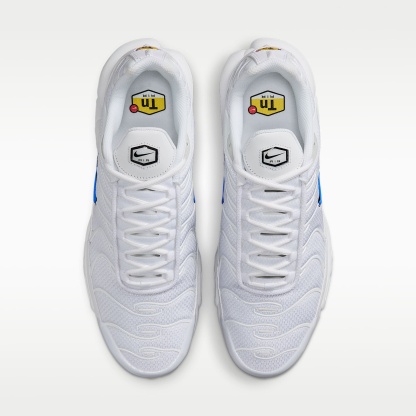 Nike Air Max Plus Schuh (Herren) – Weiß/Schwarz/Blue Crystal
