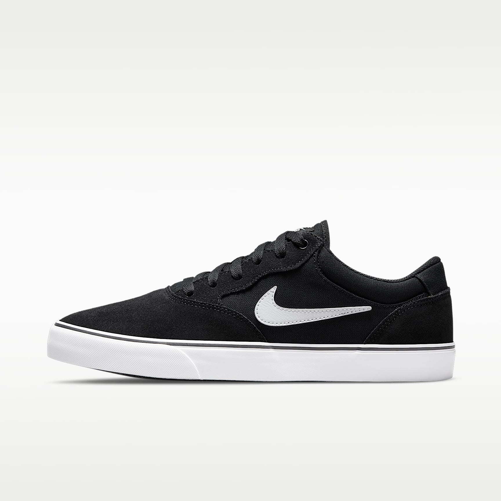 Nike SB Chron 2 Skateboardschuh – Schwarz/Schwarz/Weiß
