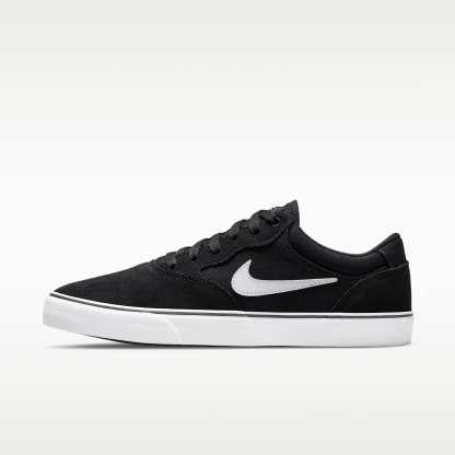 Nike SB Chron 2 Skateboardschuh – Schwarz/Schwarz/Weiß