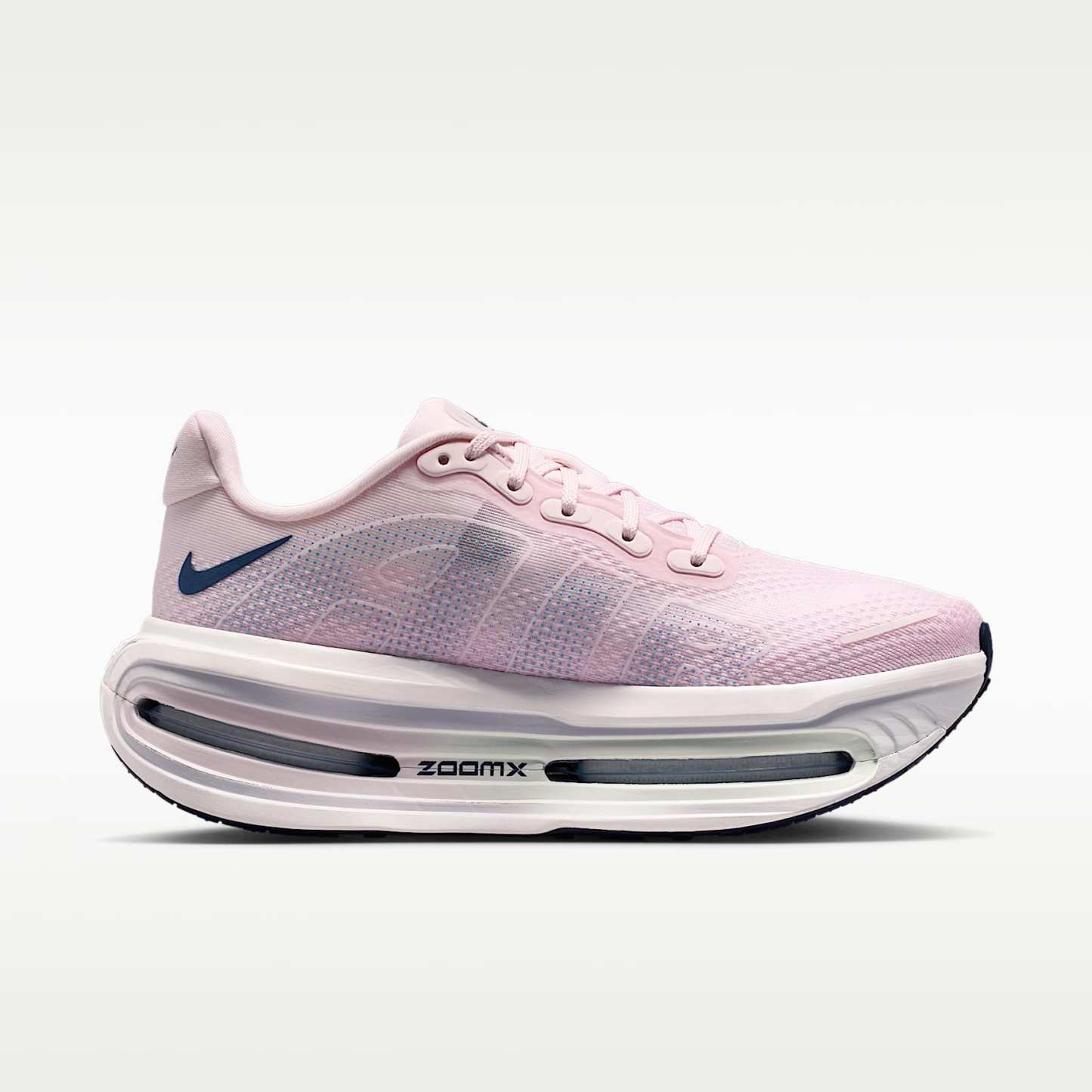 Nike Vomero Premium Straßenlaufschuh (Damen) – Pearl Pink/Weiß/Barely Green/Midnight Navy