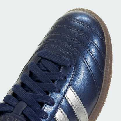 SAMBA JP SCHUH – Dark Blue / Silver Metallic / Gum – KI0540