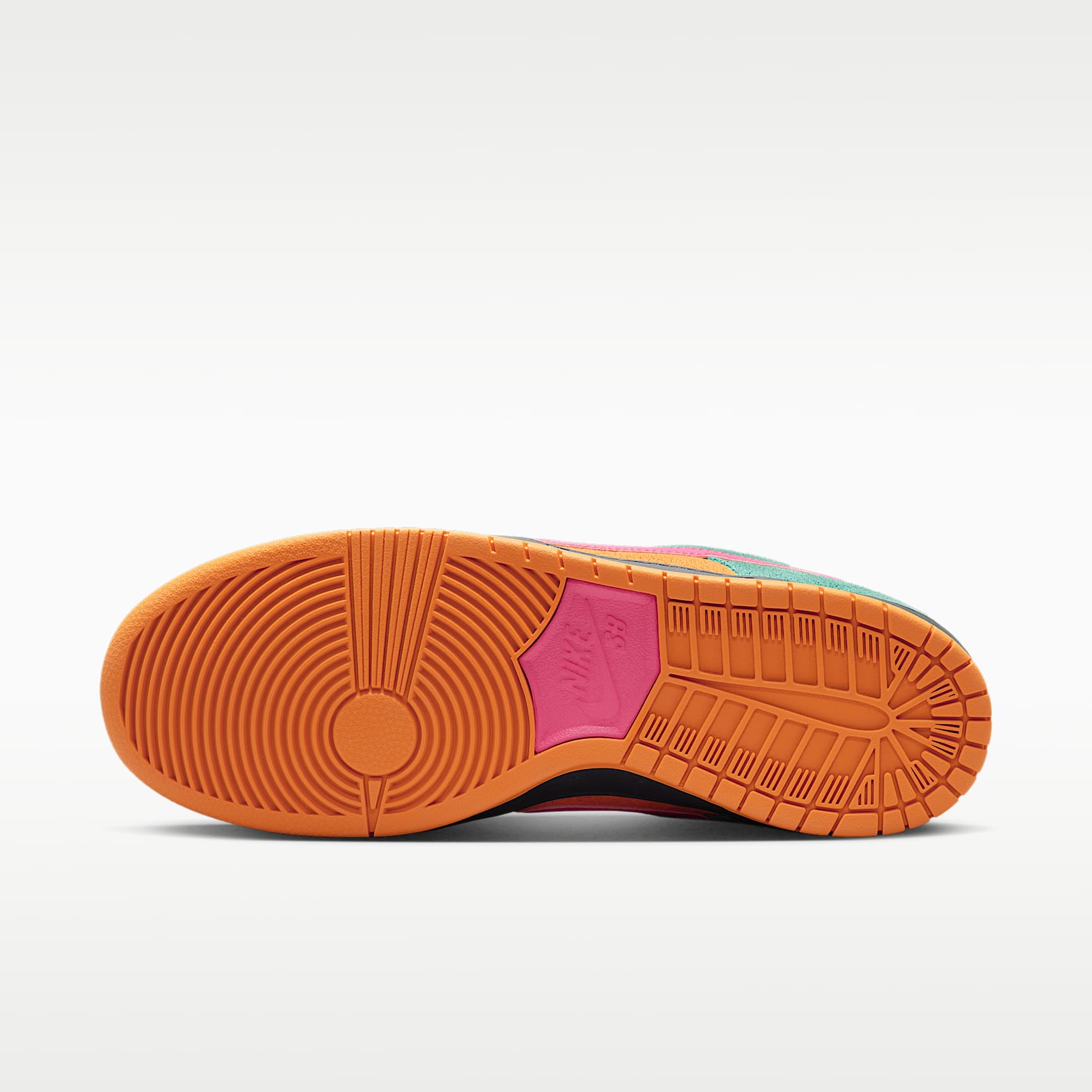 Nike SB Dunk Low Pro Skateboardschuh – Green Noise/Light Curry/Off Noir/Watermelon