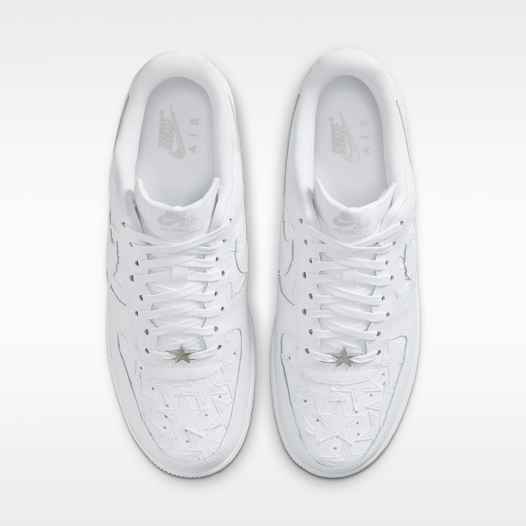 Nike Air Force 1 '07 Edge Herrenschuh – Weiß/Metallic Silver/Weiß