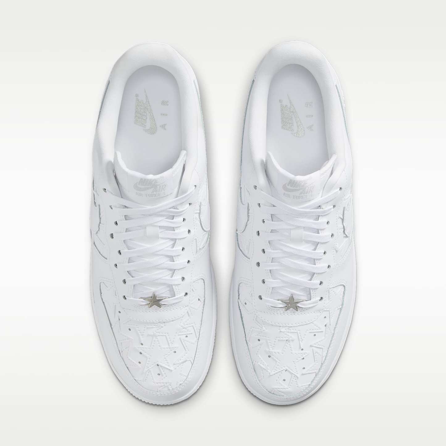 Nike Air Force 1 '07 Edge Herrenschuh – Weiß/Metallic Silver/Weiß