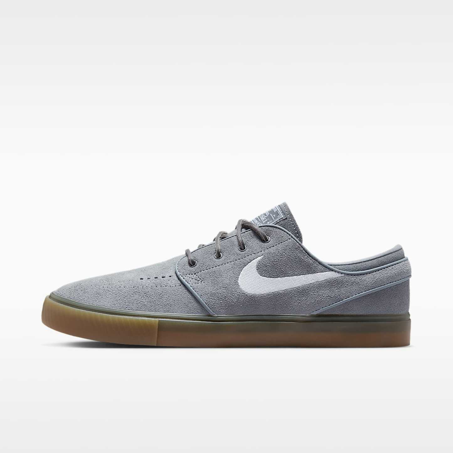 Nike SB Zoom Janoski OG+ Skateschuh – Cool Grey/Cool Grey/Gum Light Brown/Weiß