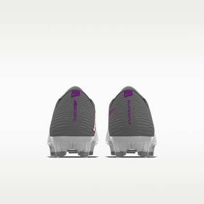 Nike Mercurial Superfly 11 Elite By You personalisierbarer Low-Top-Fußballschuh für normalen Rasen – Weiß/Weiß [7877710227]