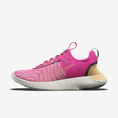 Nike Free RN By You personalisierbarer Straßenlaufschuh für Herren – Weiß/Platinum Tint/Weiß [3065382787]