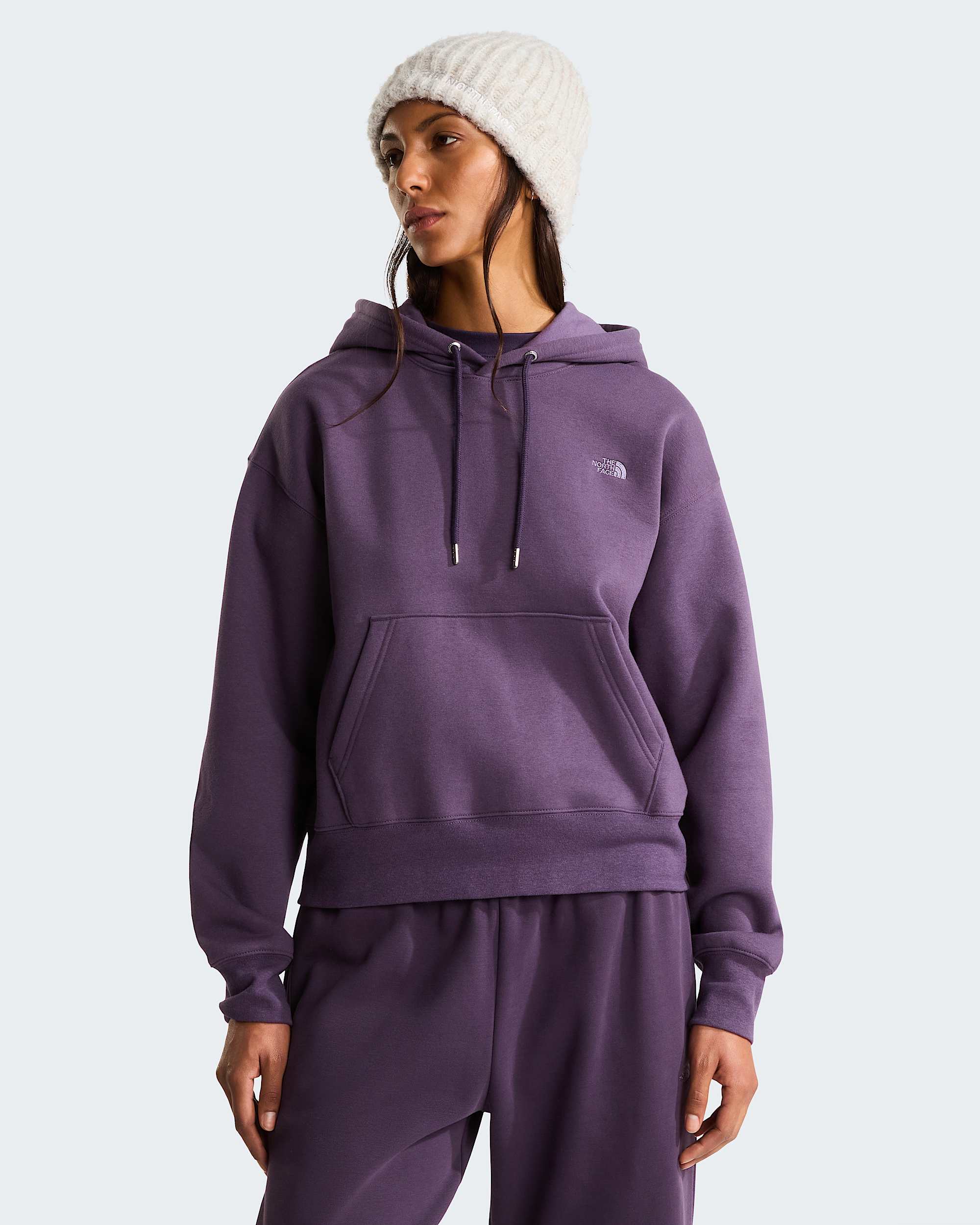 TNF™ Essential Simple Dome Boxy Oversized Hoodie Damen – Endless Dusk