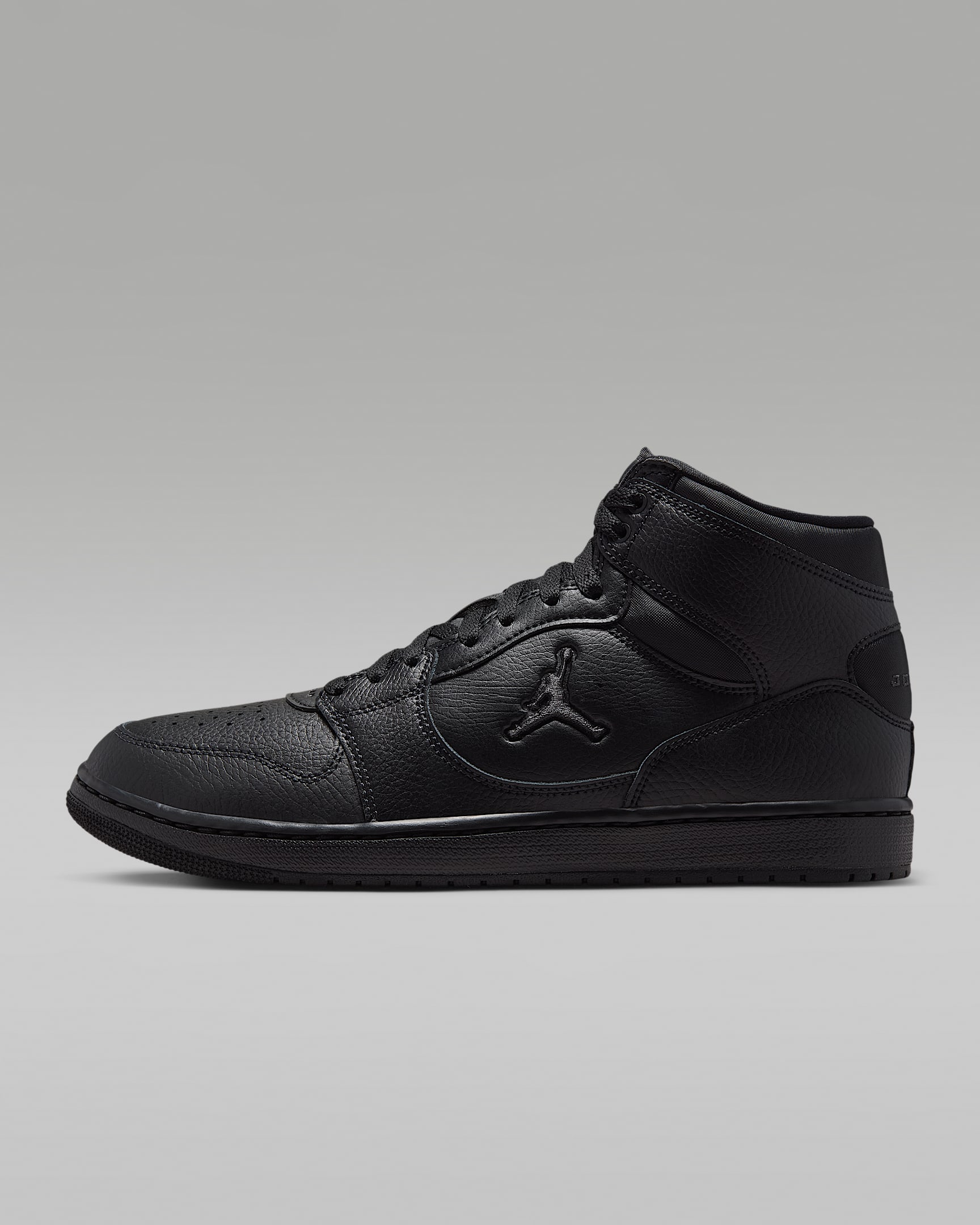 Jordan Court Connect Mid Herrenschuhe – Schwarz/Dark Smoke Grey