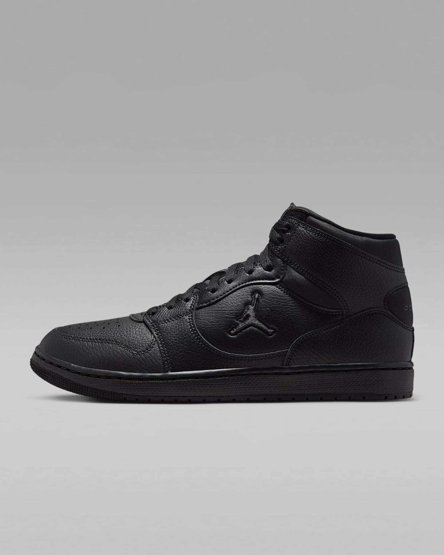 Jordan Court Connect Mid Herrenschuhe – Schwarz/Dark Smoke Grey