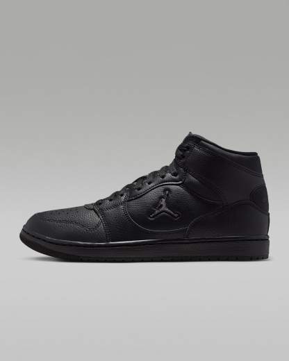 Jordan Court Connect Mid Herrenschuhe – Schwarz/Dark Smoke Grey