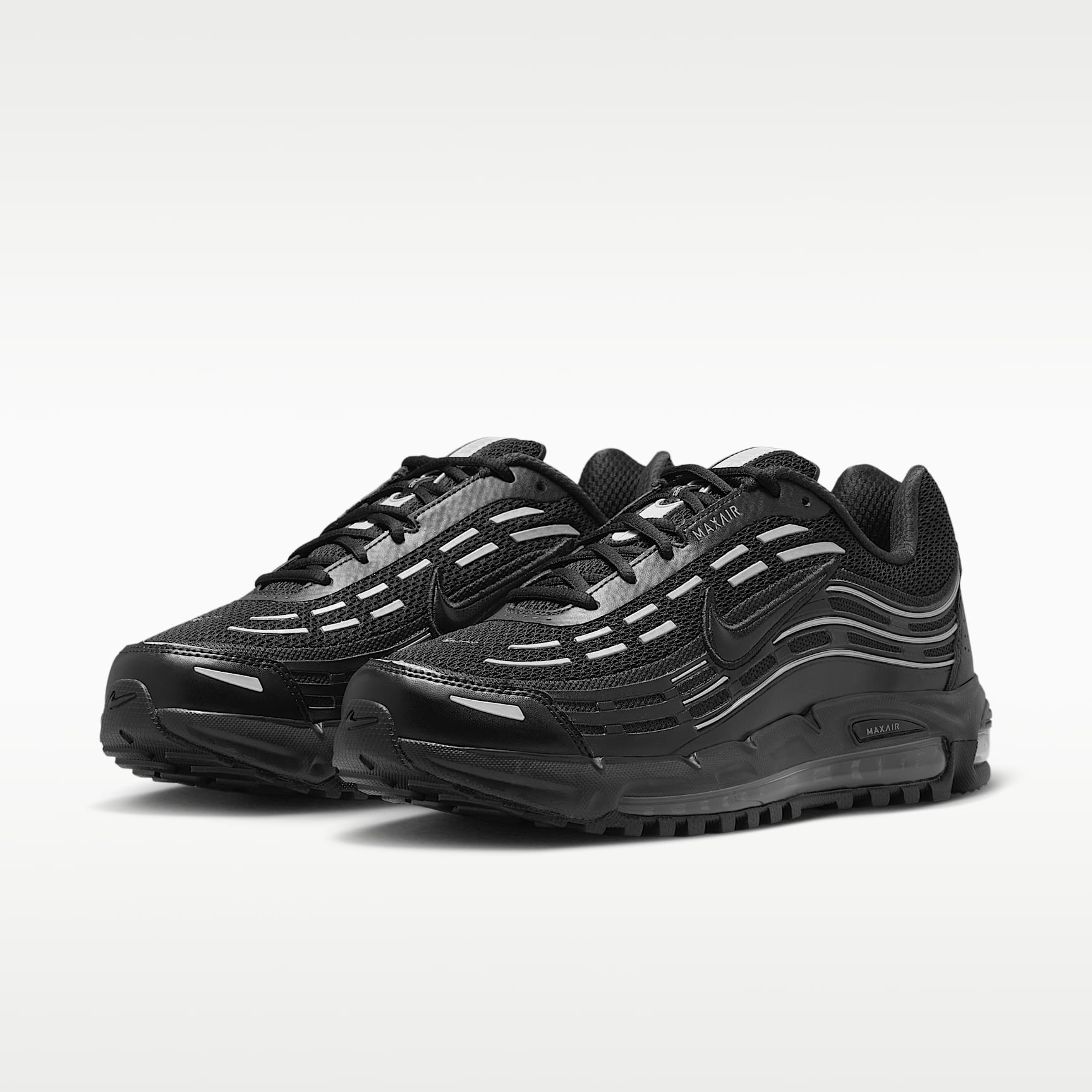 Nike Air Max TL 2.5 Schuh (Herren) – Schwarz/Schwarz/Metallic Silver/Schwarz