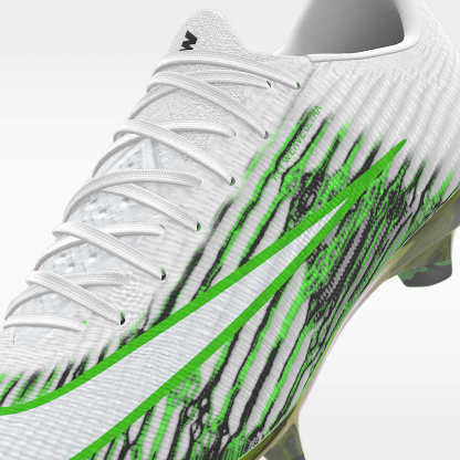 Nike Mercurial Superfly 11 Elite By You personalisierbarer Low-Top-Fußballschuh für normalen Rasen – Weiß/Weiß [9103066846]