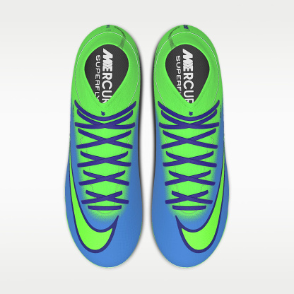Nike Mercurial Superfly 11 Academy By You personalisierbarer High-Top-Fußballschuh für normalen Rasen – Multi-Color/Multi-Color [8526336765]