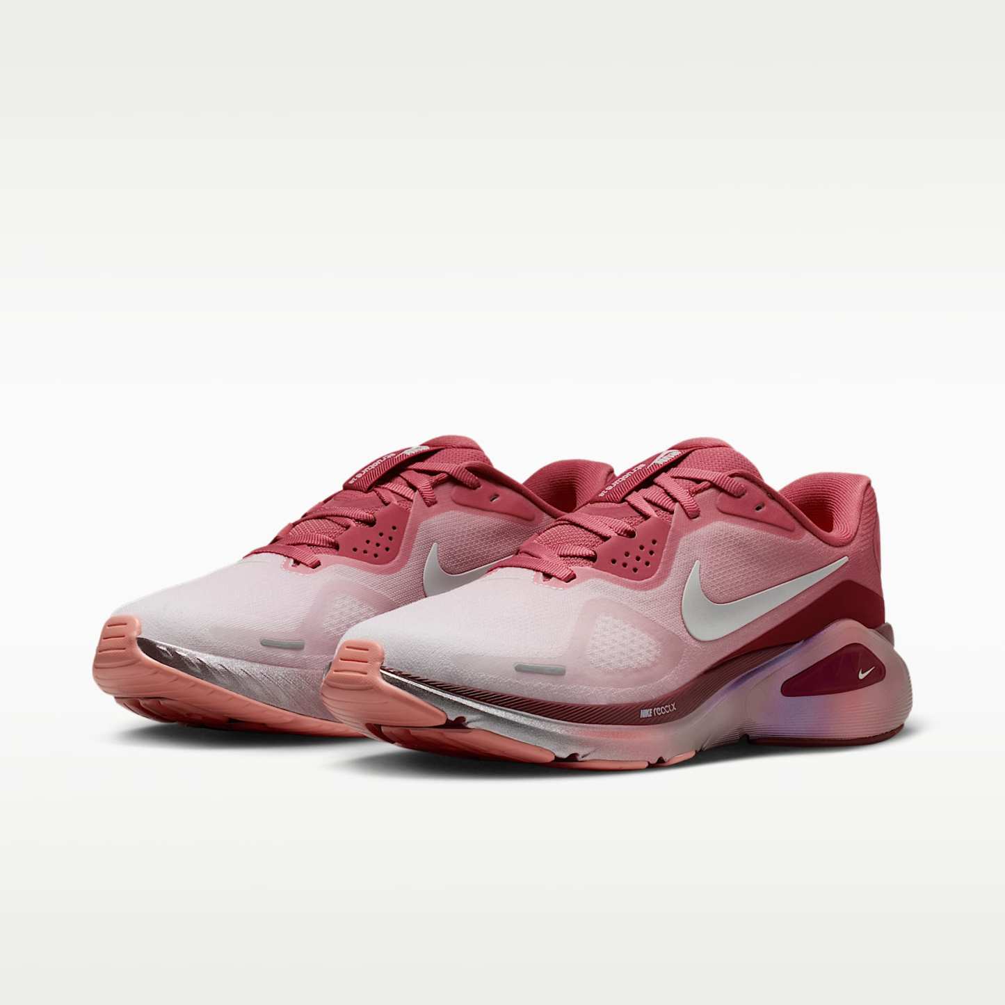 Nike Structure 26 SE Straßenlaufschuh (Damen) – Light Redwood/Team Red/Bright Crimson/Barely Green